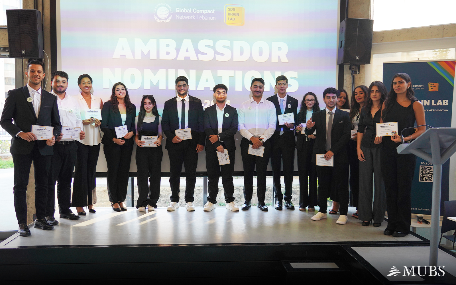 MUBS Students Champion Sustainable Development at UN Global Compact Brain Lab 2025